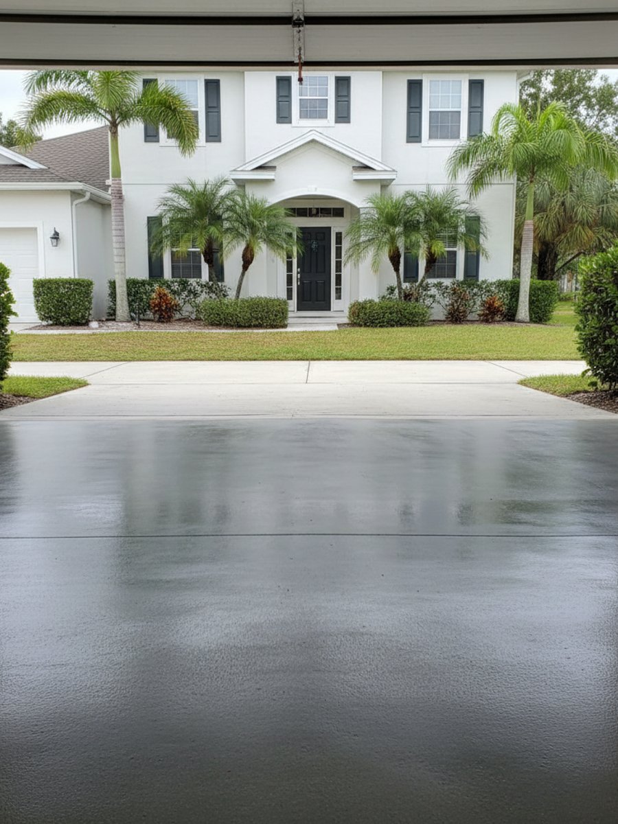 Pool Deck Concrete completed by Apex Concrete Solutions in DeLand, FL