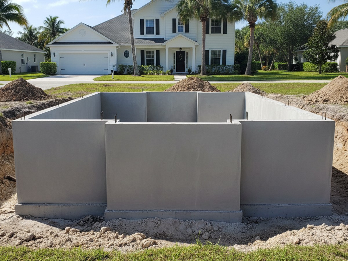 Apex Concrete Solutions crew at work on a home in Daytona Beach, FL